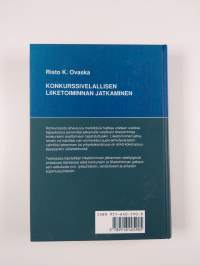 Konkurssivelallisen liiketoiminnan jatkaminen