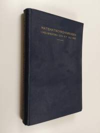 Matematikerkongressen i Helsingfors den 4-7 juli 1922 : den femte skandinaviska matematikerkongressen