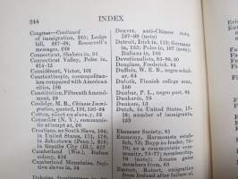 Our foreigners - A Chronicle of Americans in the Making -presentation of immigrants by originating countries / nationalities to USA from all over the world