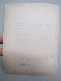Nina Holmen -valokuva / photograph