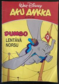 Aku Ankka - Dumbo, lentävä norsu - N:o 52 B / 1988