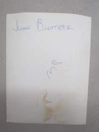 Juha Blomster -valokuva / photograph