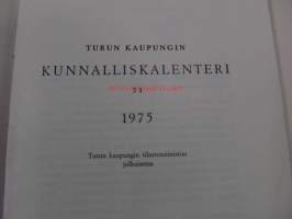 Turun kaupungin kunnalliskalenteri 1975