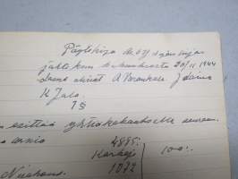 As Oy Sepänlinja, nykyään As. Oy. Kupittaankatu 57, Turku -puutalo-osakeyhtiön yhtiökokousten pöytäkirjat 1924-1946 sekä johtokunnan kokoukset 1924-1945