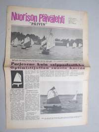 Nuorison Päivälehti &quot;Päivis&quot; 1966 nr 19, 10.5.1966 - puolueeton nuorison lehti, Optimistijollat, Valkeakoski Nuorisoteatteri + Rukouslauantai-ilta, Lohjalla surkeaa