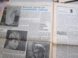 Nuorison Päivälehti &quot;Päivis&quot; 1966 nr 19, 10.5.1966 - puolueeton nuorison lehti, Optimistijollat, Valkeakoski Nuorisoteatteri + Rukouslauantai-ilta, Lohjalla surkeaa