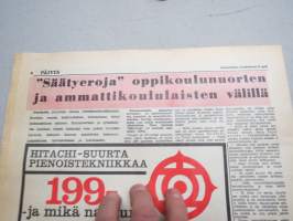 Nuorison Päivälehti &quot;Päivis&quot; 1966 nr 23, 21.5.1966 - puolueeton nuorison lehti, Nuoret ja ulkomaalaiset kahvilanpitäjien pulmana, Nuorisoparlamentti Kuopio, Cassius