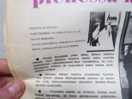 Nuorison Päivälehti &quot;Päivis&quot; 1966 nr 20, 12.5.1966 - puolueeton nuorison lehti, Radioamatöörit, Myymälävarkauset, Salo Rukouslauantai-ilta, Folk-Fredi Kuopiossa, ym