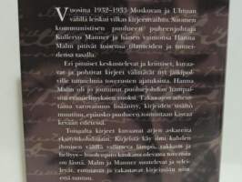Rakas kallis toveri - Kullervo Mannerin ja Hanna Malmin kirjeenvaihtoa 1932-33