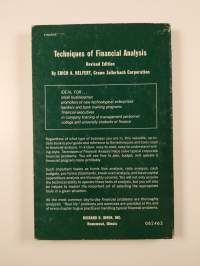 Techniques of financial analysis