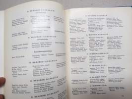 Merisotakoulu 1930-1970, sisältää kurssien oppilasmatrikkelit