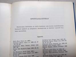 Merisotakoulu 1930-1970, sisältää kurssien oppilasmatrikkelit