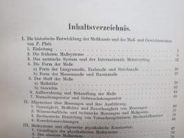 Messen und Wägen in Einzeldarstellungen - Ein Lehr- und Handbuch insbesondere für Chemiker