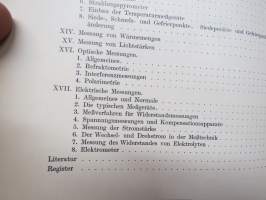 Messen und Wägen in Einzeldarstellungen - Ein Lehr- und Handbuch insbesondere für Chemiker