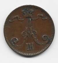 1 penni  1884