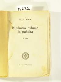 Kuuluisia puhujia ja puheita, II osa