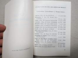 Corps diplomatique accredité a Helsinki 1968 -Helsinkiin akkreditoidut diplomaatit, myös kotiosoitteet