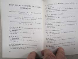 Corps diplomatique accredité a Helsinki 1968 -Helsinkiin akkreditoidut diplomaatit, myös kotiosoitteet