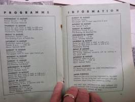 HISC - Helsinki International Student Club Information - julkaisuja vv. 1963-65 16 kpl, opiskelijoiden kansainvälisen toiminnan lehtiä, mukana mm. Martti Ahtisaari