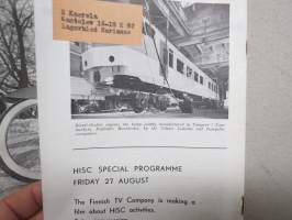 HISC - Helsinki International Student Club Information - julkaisuja vv. 1963-65 16 kpl, opiskelijoiden kansainvälisen toiminnan lehtiä, mukana mm. Martti Ahtisaari