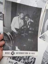 HISC - Helsinki International Student Club Information - julkaisuja vv. 1963-65 16 kpl, opiskelijoiden kansainvälisen toiminnan lehtiä, mukana mm. Martti Ahtisaari