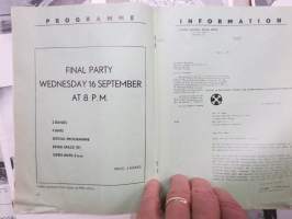HISC - Helsinki International Student Club Information - julkaisuja vv. 1963-65 16 kpl, opiskelijoiden kansainvälisen toiminnan lehtiä, mukana mm. Martti Ahtisaari