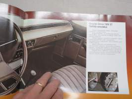 Simca 1307, 1508 -myyntiesite / sales brochure
