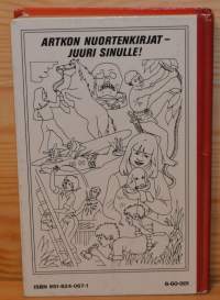 Lotte oppii ratsastamaan