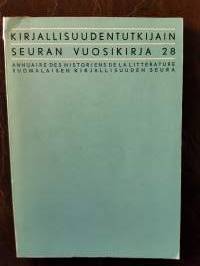 Kirjallisuudentutkijain seuran vuosikirja 28 (mm. Teivas Oksala: Horatius, lyyrikko - kriitikko)