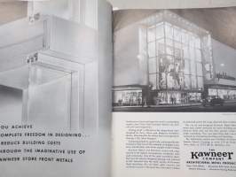 Progressive Architecture 1950 annual volume -amerikkalaisen arkkitehtuurilehden sidottu vuosikerta