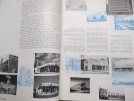 Progressive Architecture 1950 annual volume -amerikkalaisen arkkitehtuurilehden sidottu vuosikerta