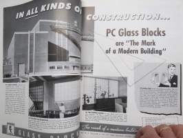 Progressive Architecture 1950 annual volume -amerikkalaisen arkkitehtuurilehden sidottu vuosikerta