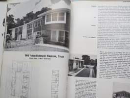 Progressive Architecture 1950 annual volume -amerikkalaisen arkkitehtuurilehden sidottu vuosikerta