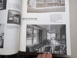 Progressive Architecture 1950 annual volume -amerikkalaisen arkkitehtuurilehden sidottu vuosikerta