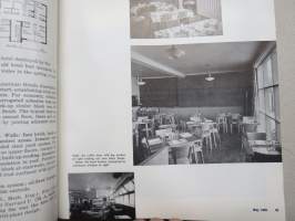 Progressive Architecture 1950 annual volume -amerikkalaisen arkkitehtuurilehden sidottu vuosikerta