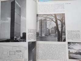 Progressive Architecture 1950 annual volume -amerikkalaisen arkkitehtuurilehden sidottu vuosikerta