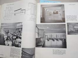 Progressive Architecture 1950 annual volume -amerikkalaisen arkkitehtuurilehden sidottu vuosikerta