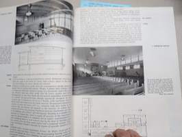 Progressive Architecture 1950 annual volume -amerikkalaisen arkkitehtuurilehden sidottu vuosikerta