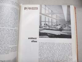 Progressive Architecture 1950 annual volume -amerikkalaisen arkkitehtuurilehden sidottu vuosikerta