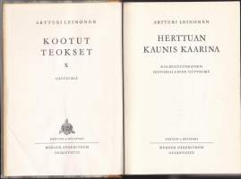 Artturi Leinonen - Kootut teokset X, 1956 - Näytelmiä. Katso näytelmät kuvista!