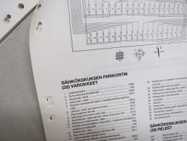 Volvo FL7, FL10 sähkökytkentäkaavio - FL7 -alustan numerosta  341650 lähtien, FL10 -alustan numerosta 341687 lähtien