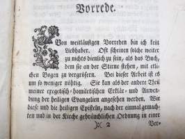 Exegetisch-Homiletische Erklär- und Anwendung der Sonn- und Fest-Tags Episteln brauch der geistlichen Redner - M Gottfried Büchern, 1753 -saarnaselityskirja