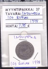 Indonesia - Keräilykolikko 100 rupiah 1978