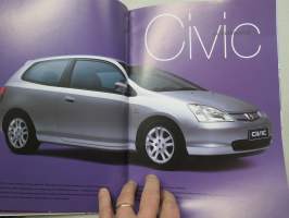 Honda Civic 3-ovinen (myös Type-R) -myyntiesite / sales brochure