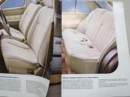 Nissan Sunny 1.5 l Sedan, Coupé, Farmari -myyntiesite / sales brochure