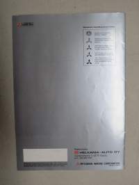 Mitsubishi Sapporo -myyntiesite / sales brochure
