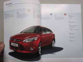 Ford Focus 2012 -myyntiesite, ruotsinkielinen / sales brochure