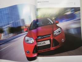 Ford Focus 2012 -myyntiesite, ruotsinkielinen / sales brochure