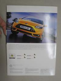 Ford Focus 2012 -myyntiesite, ruotsinkielinen / sales brochure