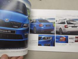 Skoda Octavia RS 2014 -myyntiesite, ruotsinkielinen / sales brochure